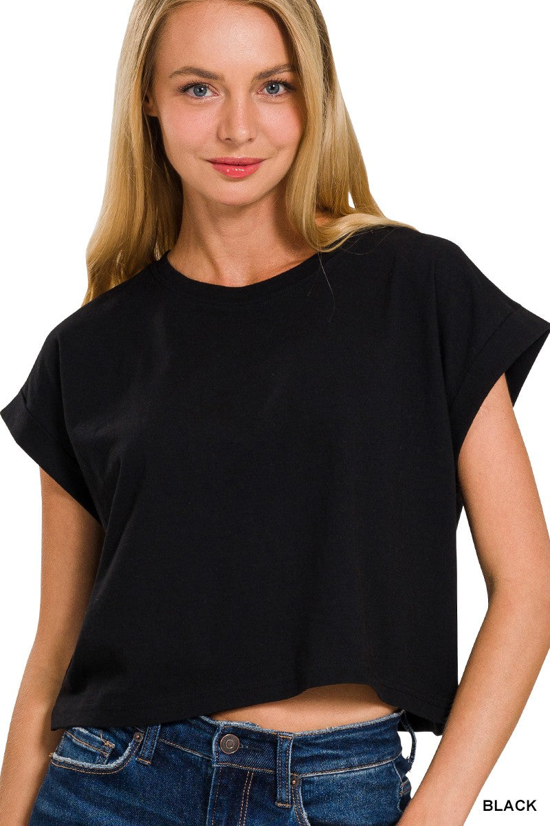 Everyday Basic Crop Tee