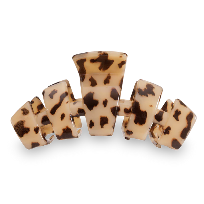 TELETIES Hair Clip - Blonde Tortoise - Tiny