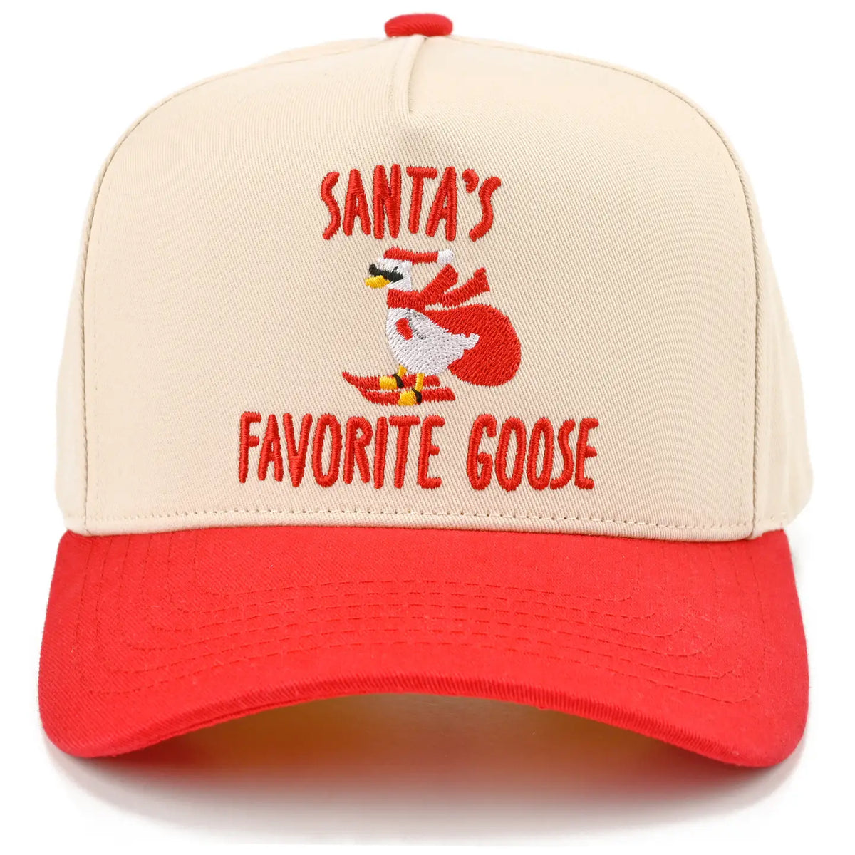 Santa's Favorite Goose Hat - Red