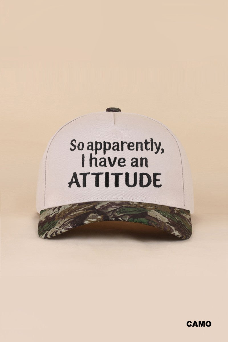 so apparently I have an attitude hat - camo