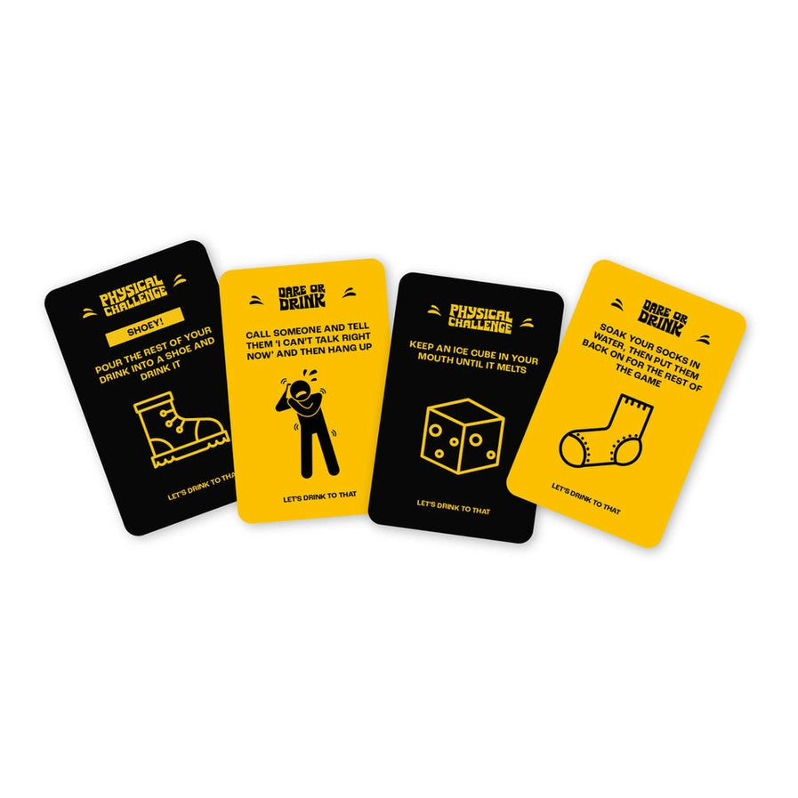 Let's Drink to That - At Your Own Risk - Card Game