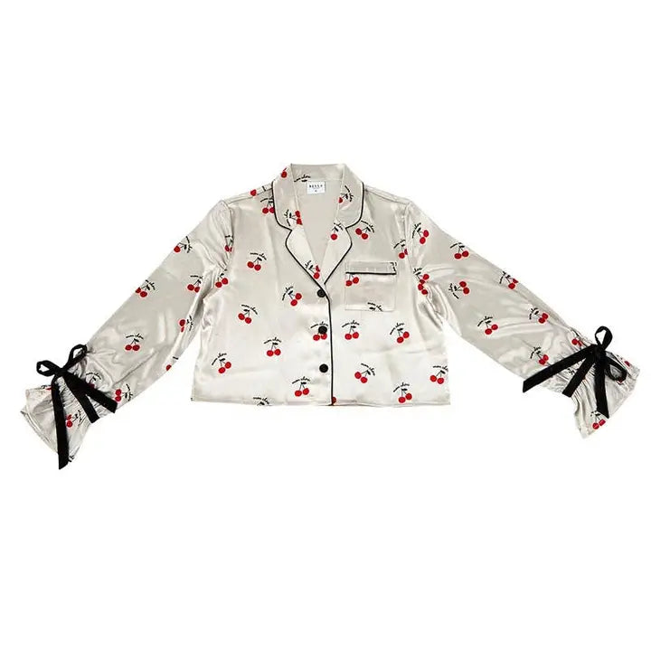 Cherry PJ Top