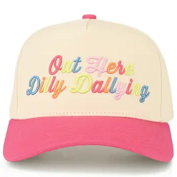 Out Here Dilly Dallying Hat - Pink