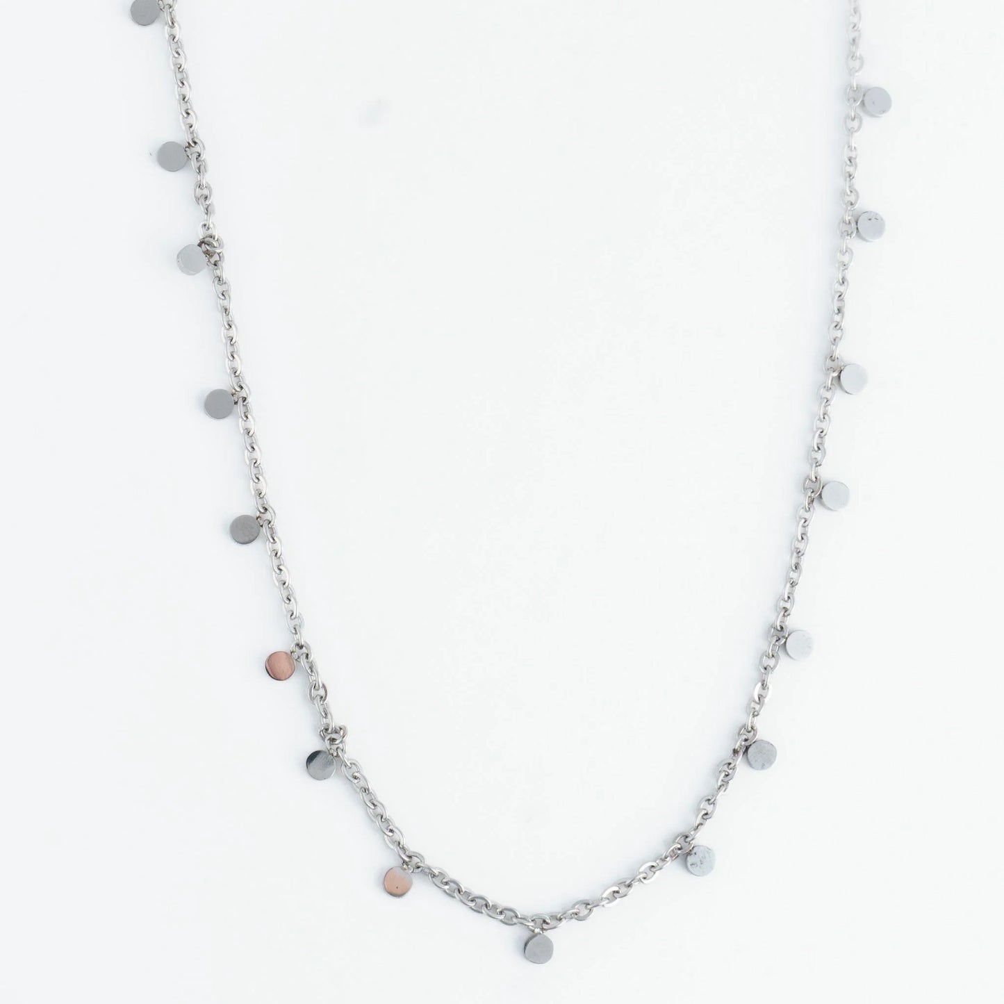 Waterproof Disc Chain Necklace