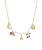 Americal Girl Charm Necklace