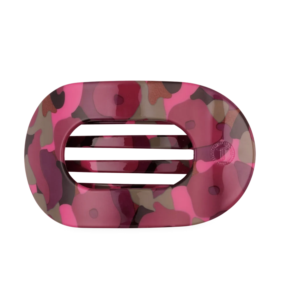 Garden Glam Large Flat Round Hair Clip