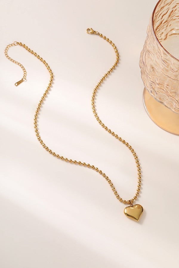 Stainless Steel Heart Necklace