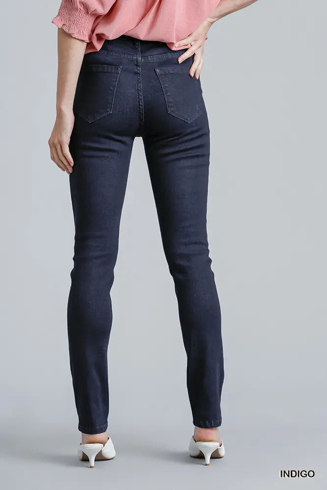 High Rise Skinny Jeans - Indigo