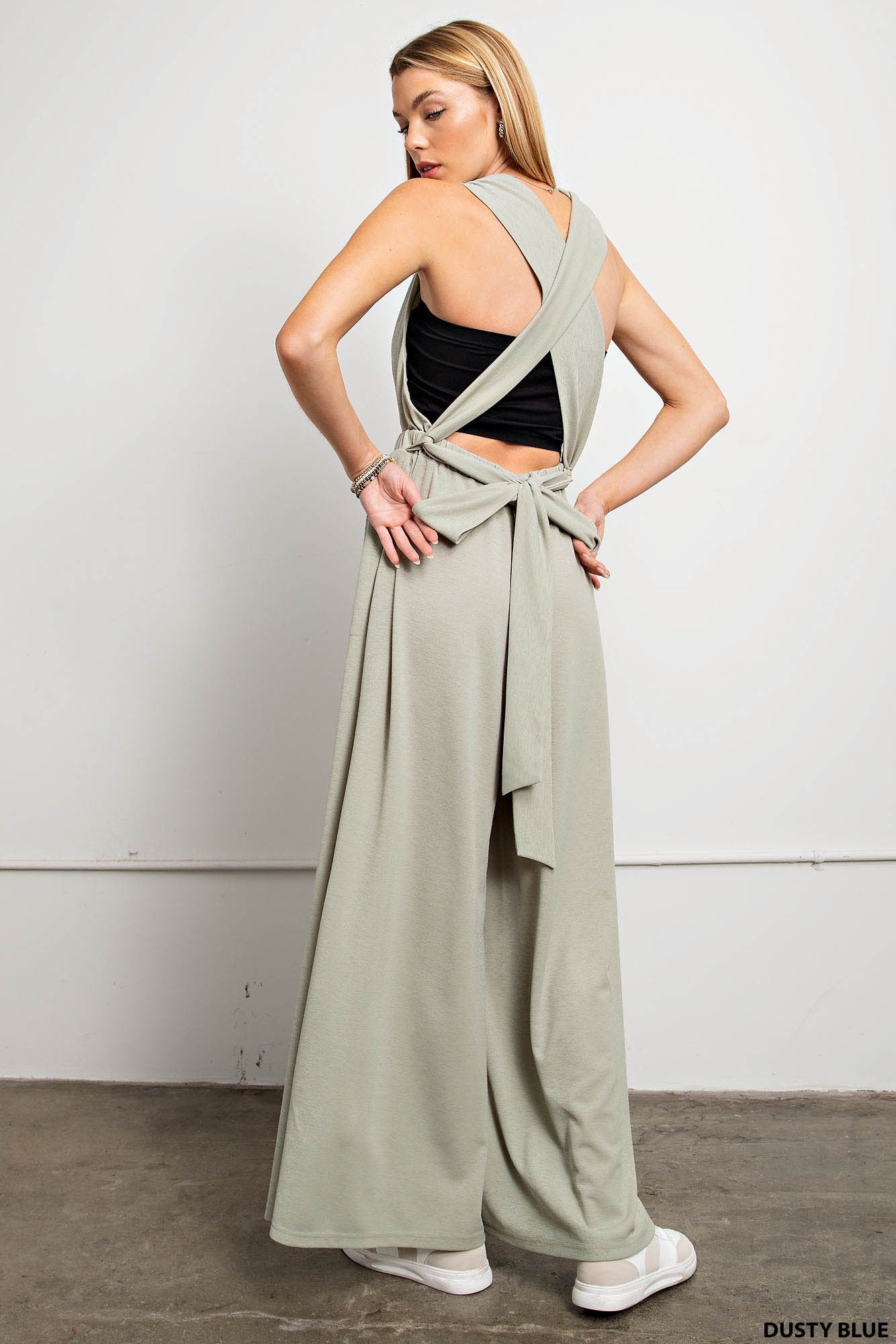 Kathy Cross Back Jumpsuit