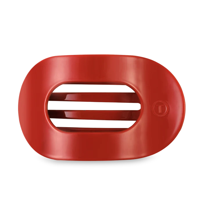 Teleties - Flat Round Hair Clip - Red Carpet Ready - Large