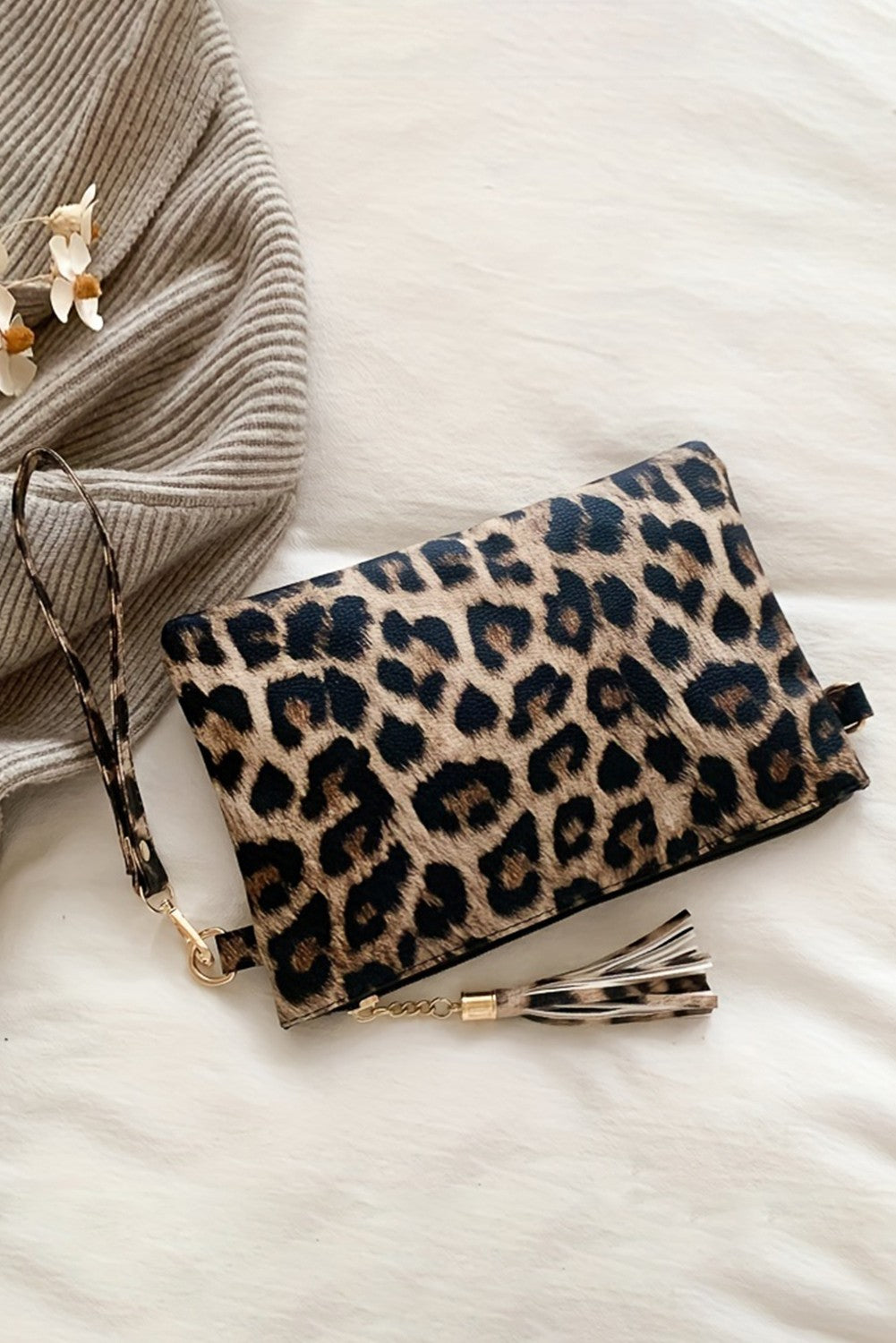 Cheetah Wristlet