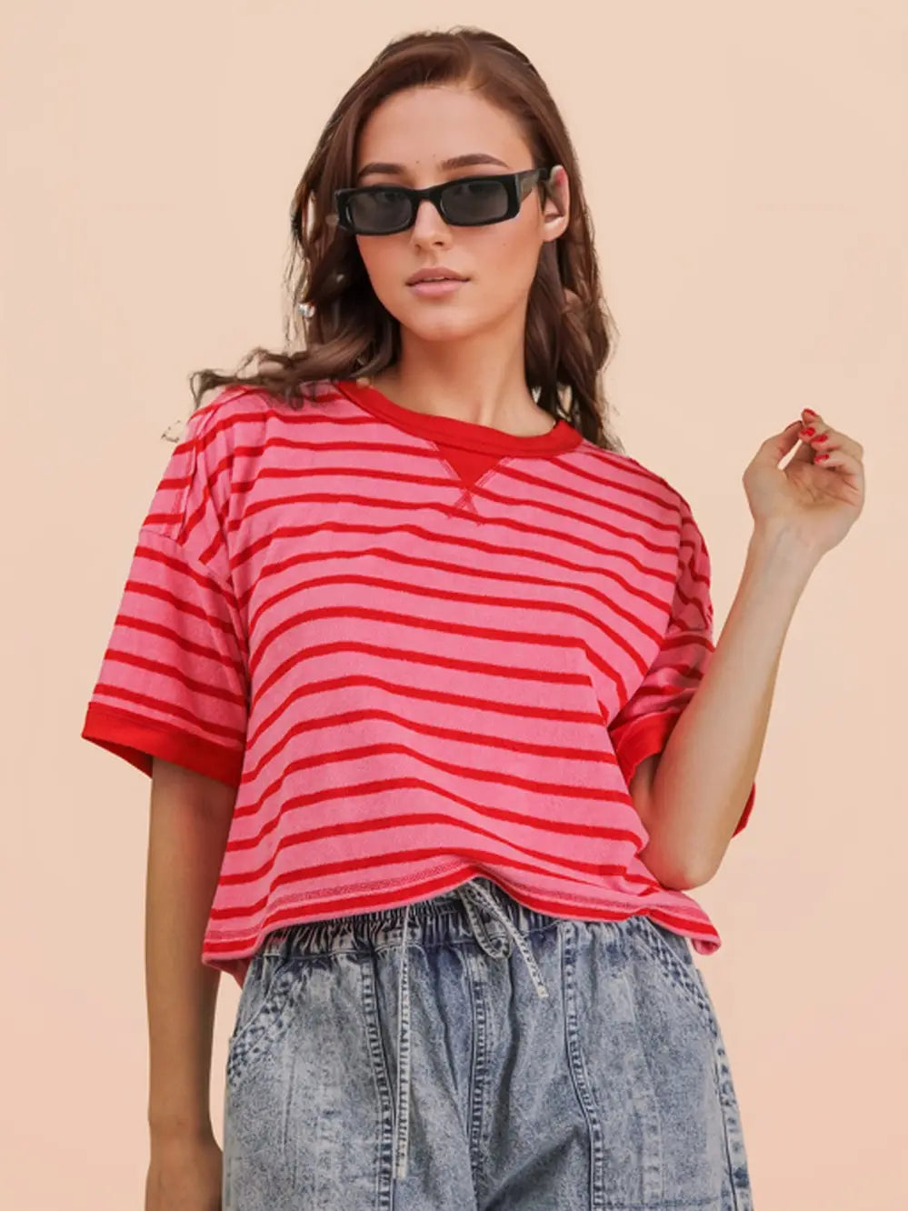 Lexi Striped Knit Top