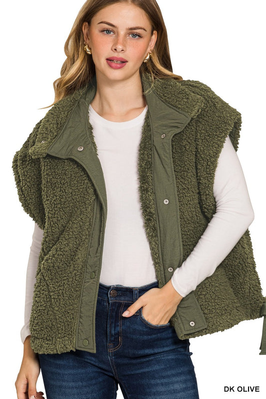 Oversized Faux Fur Vest