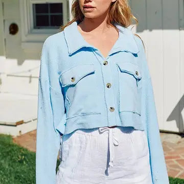 Laura Cropped Shacket