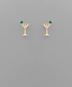 Martini Glass Studs