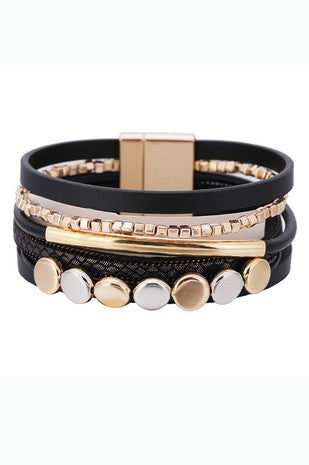 Multi Strand Magnetic Clasp Bracelet