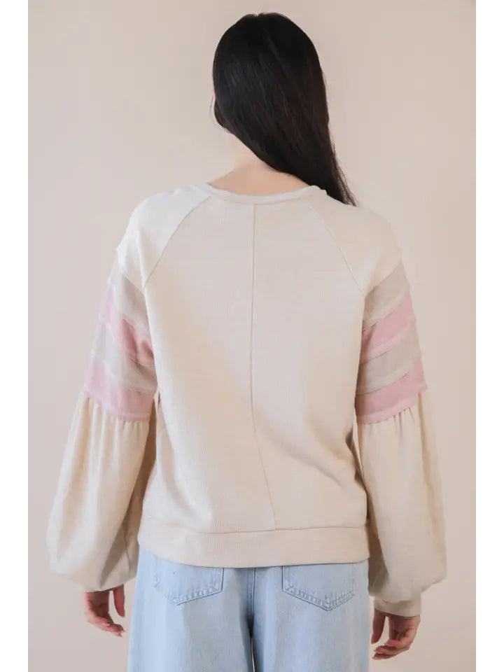 Cozy Chic Colorblock Top