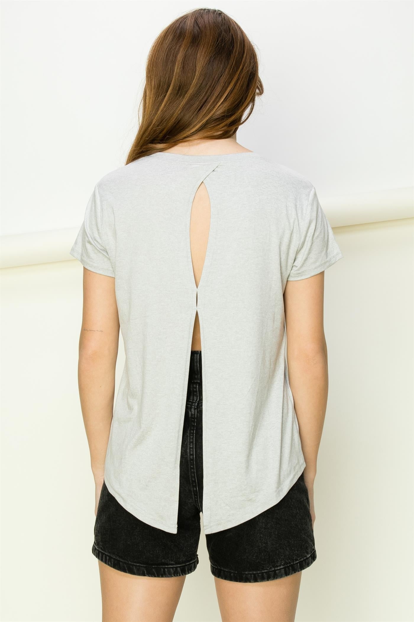 Kelsey Open Back Tee