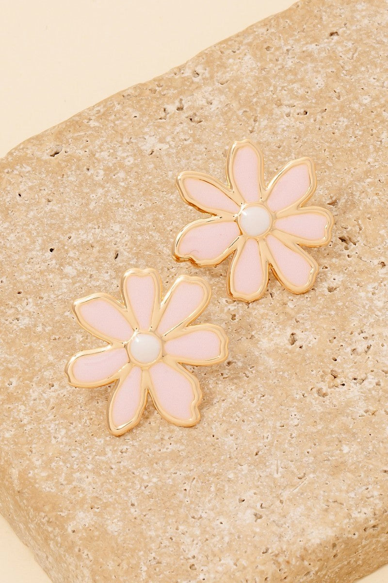 Epoxy Flower Studs