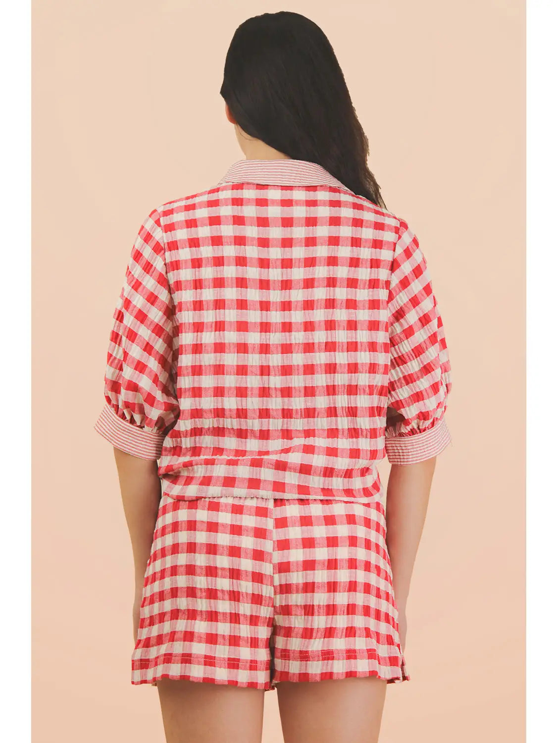 Chesney Checkered Top