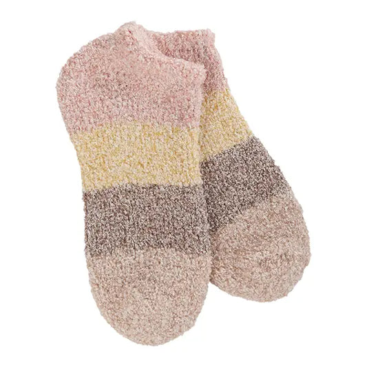 World's Softest Socks - Cozy Low Rose Multi