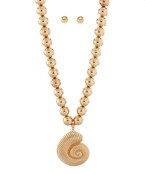 Seashell Ball Necklace