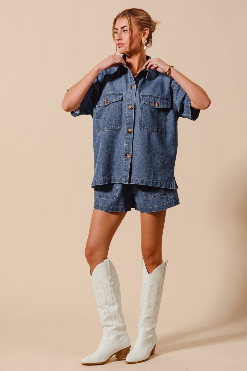 Briggs Denim Top