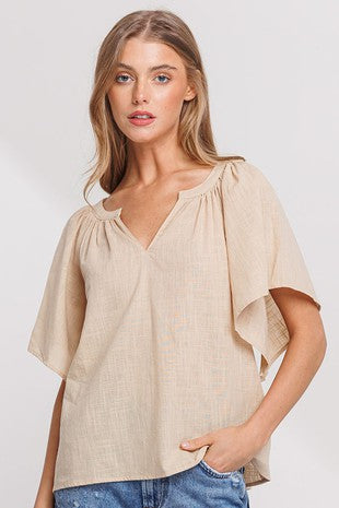 Shannon Linen Top