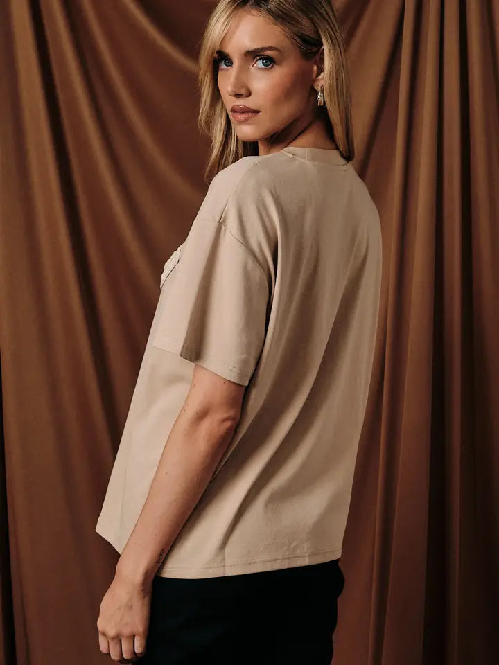 Shell Crochet Tee