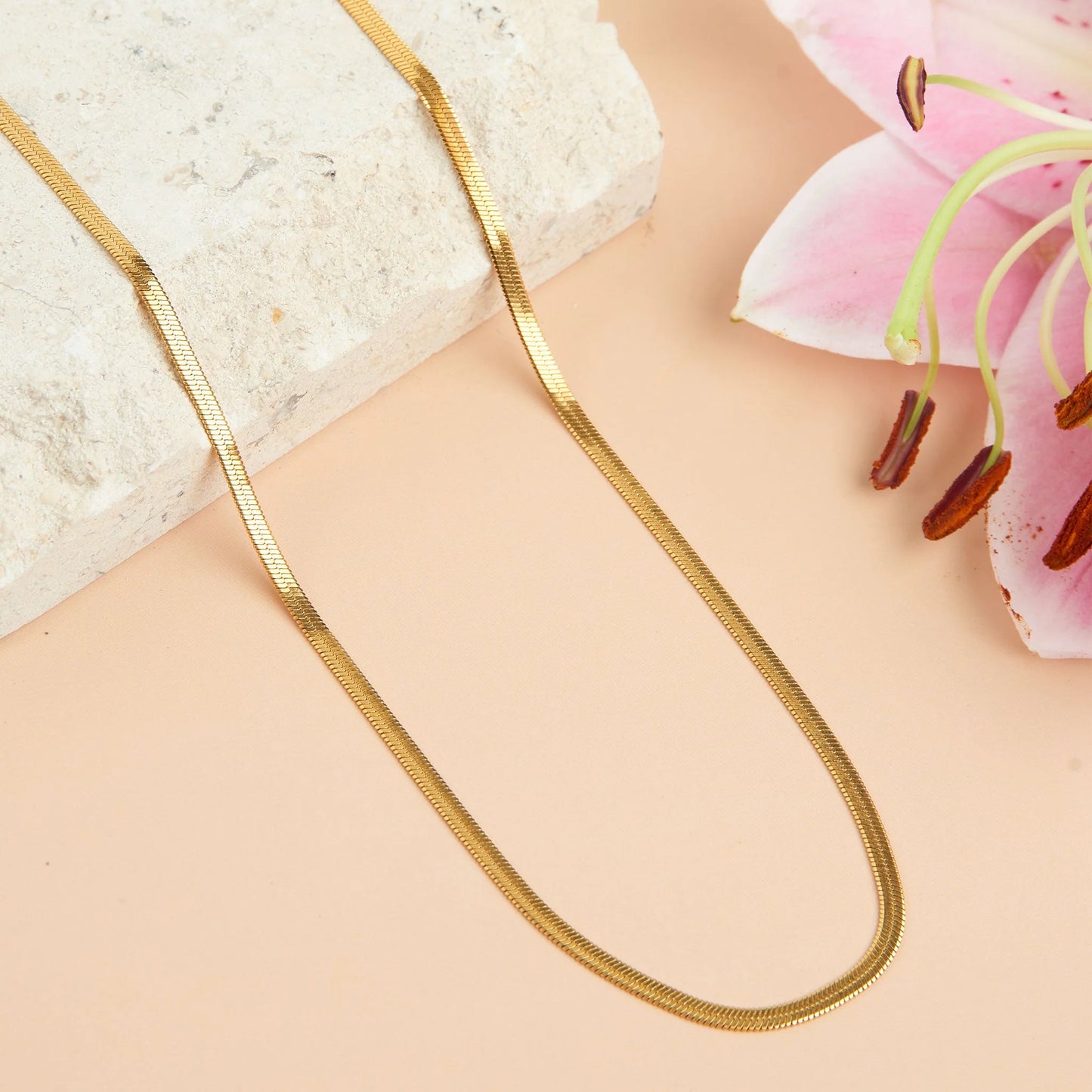 Waterproof Snake Chain Necklace