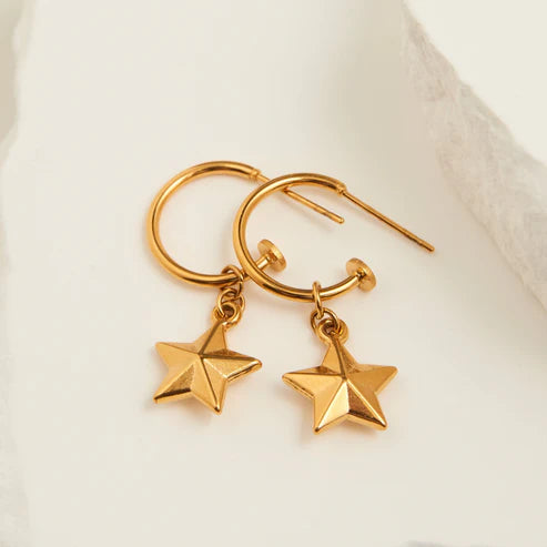 Waterproof Jewelry - Star Charm - Gold