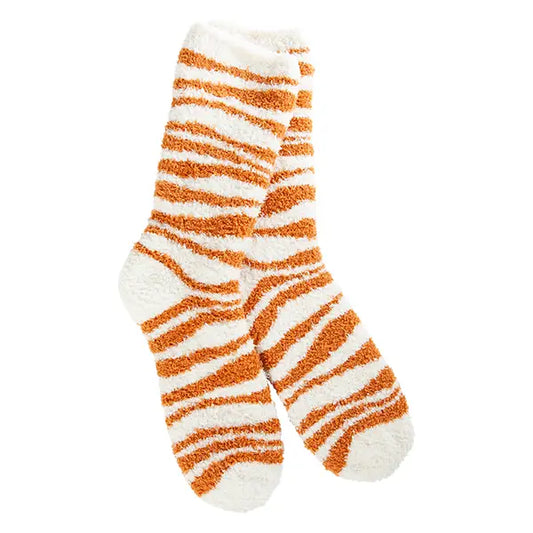 World's Softest Socks - Fireside Amber Tiger