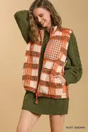 Give Me Fall Plaid Vest