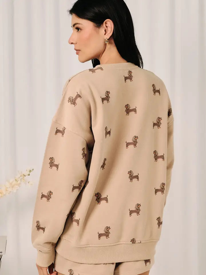 Weenie All Over Print Crewneck