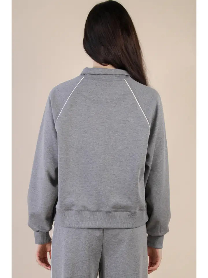 Just Hanging Around Top - Gray