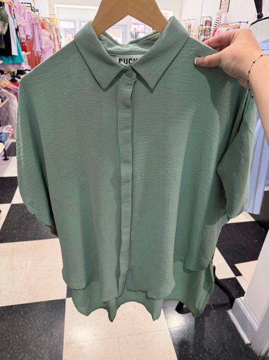 Erika Dolman Sleeve Top - Sage