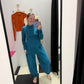 Relaxed Utility Top - Teal