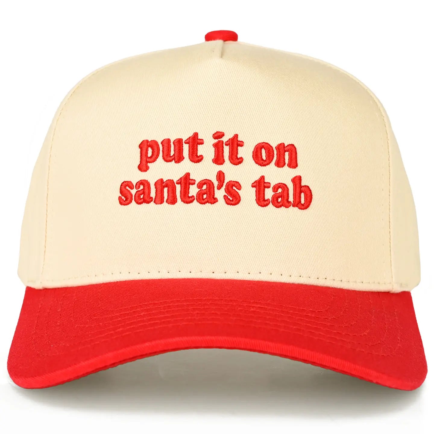 Put It On Santa's Tab Hat - Red
