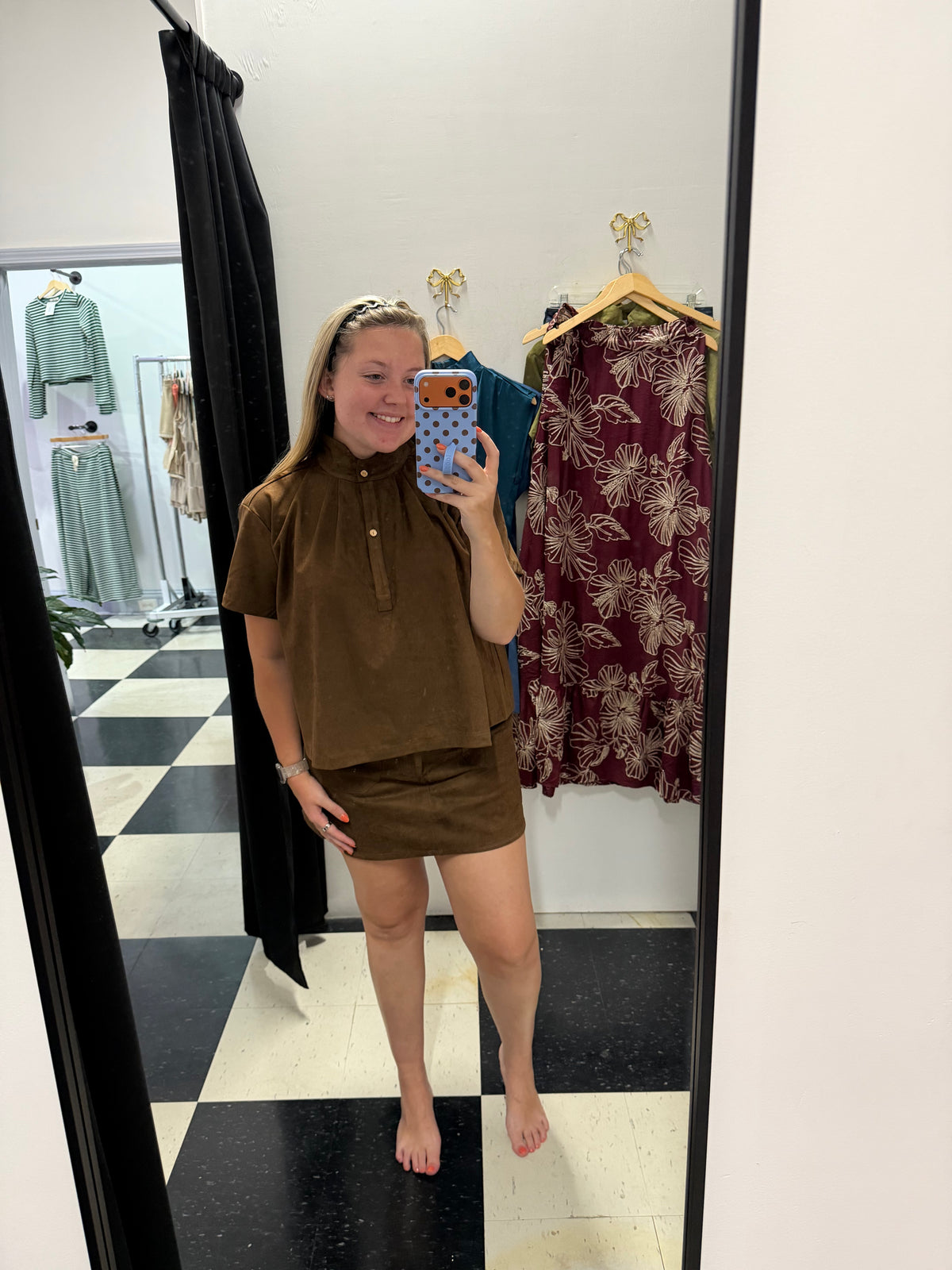 TOUCH OF FALL COLLARED SHIRT