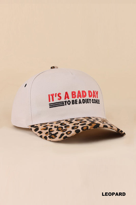 Bad Day To Be A Diet Coke Hat - Leopard