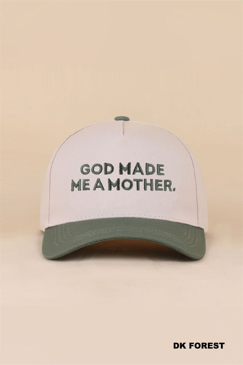 God Made Me A Mother Hat - Dark Forest