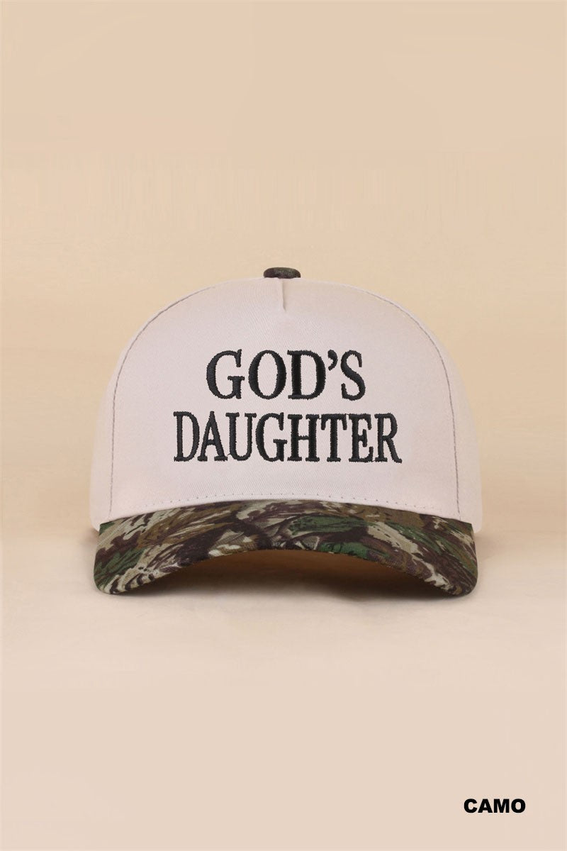 God's Daughter Hat - Camo