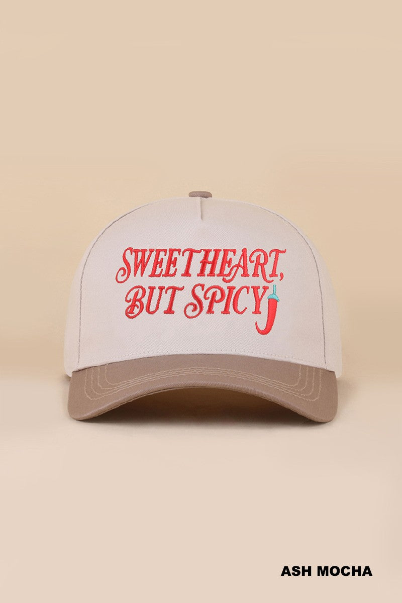 Sweetheart, But Spicy Hat - Ash Mocha