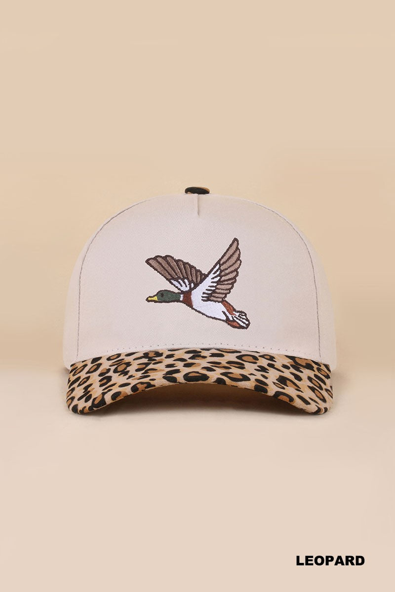 Mallard Two Tone Hat - Leopard