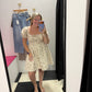 DITSY FLORAL PUFF SLEEVE MINI DRESS