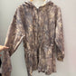 OUT IN THE COUNTRY HOODED CAMO ROMPER
