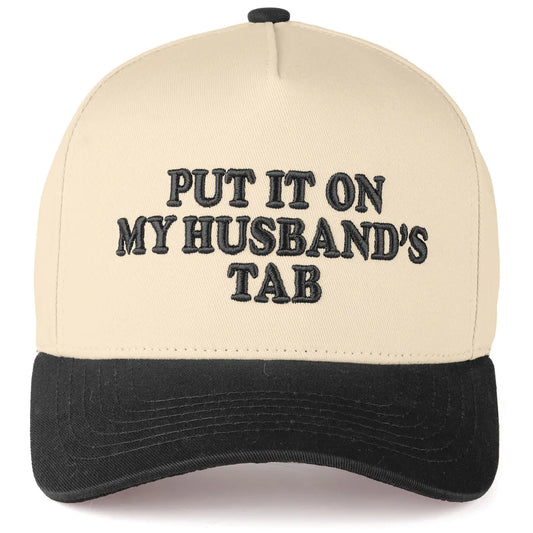 Put It on My Husbands Tab Hat - Black