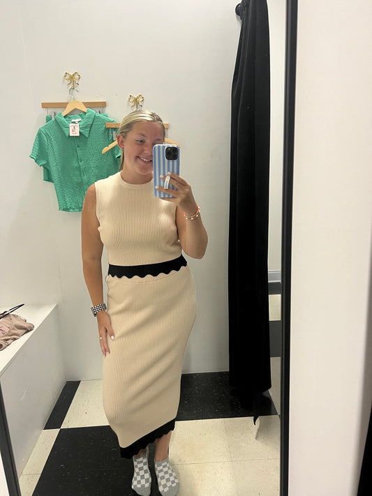 Contrast Hem Top