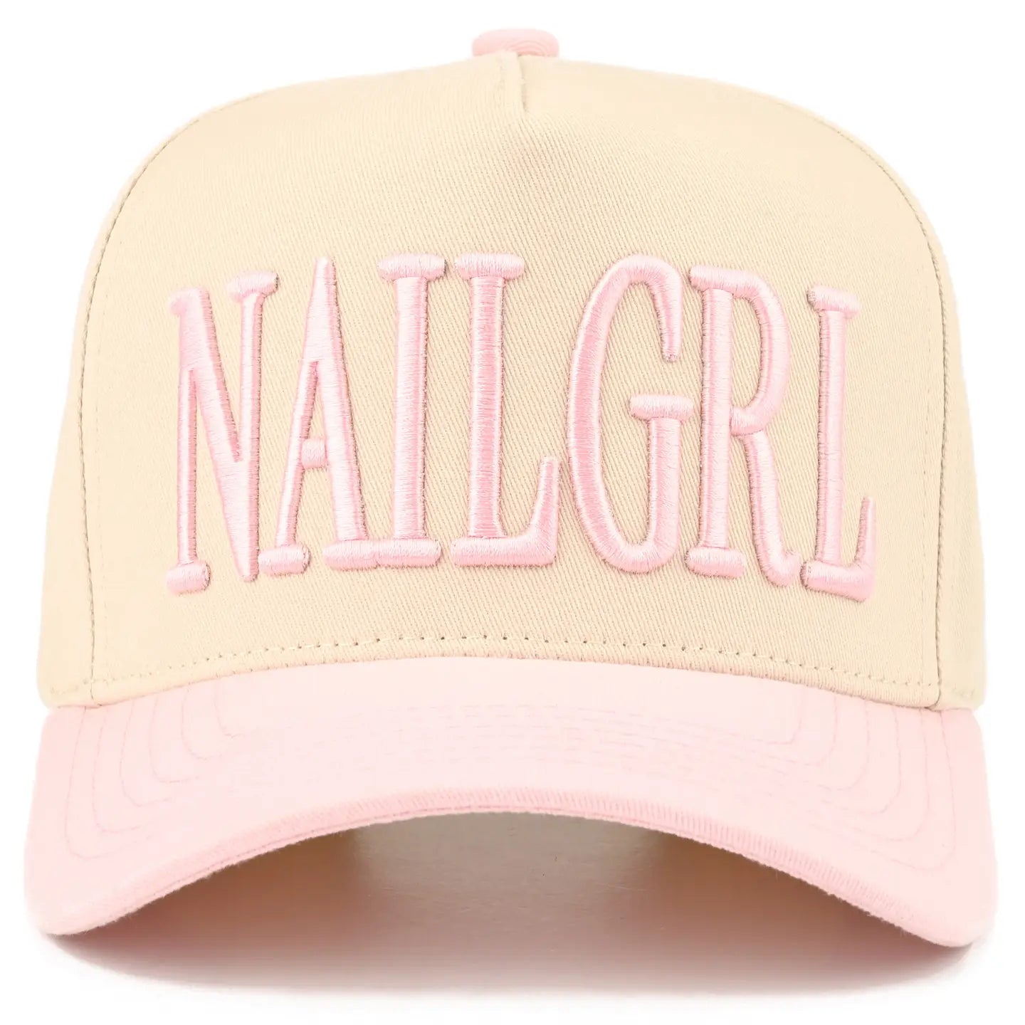 Nail Girl Hat - Light Pink