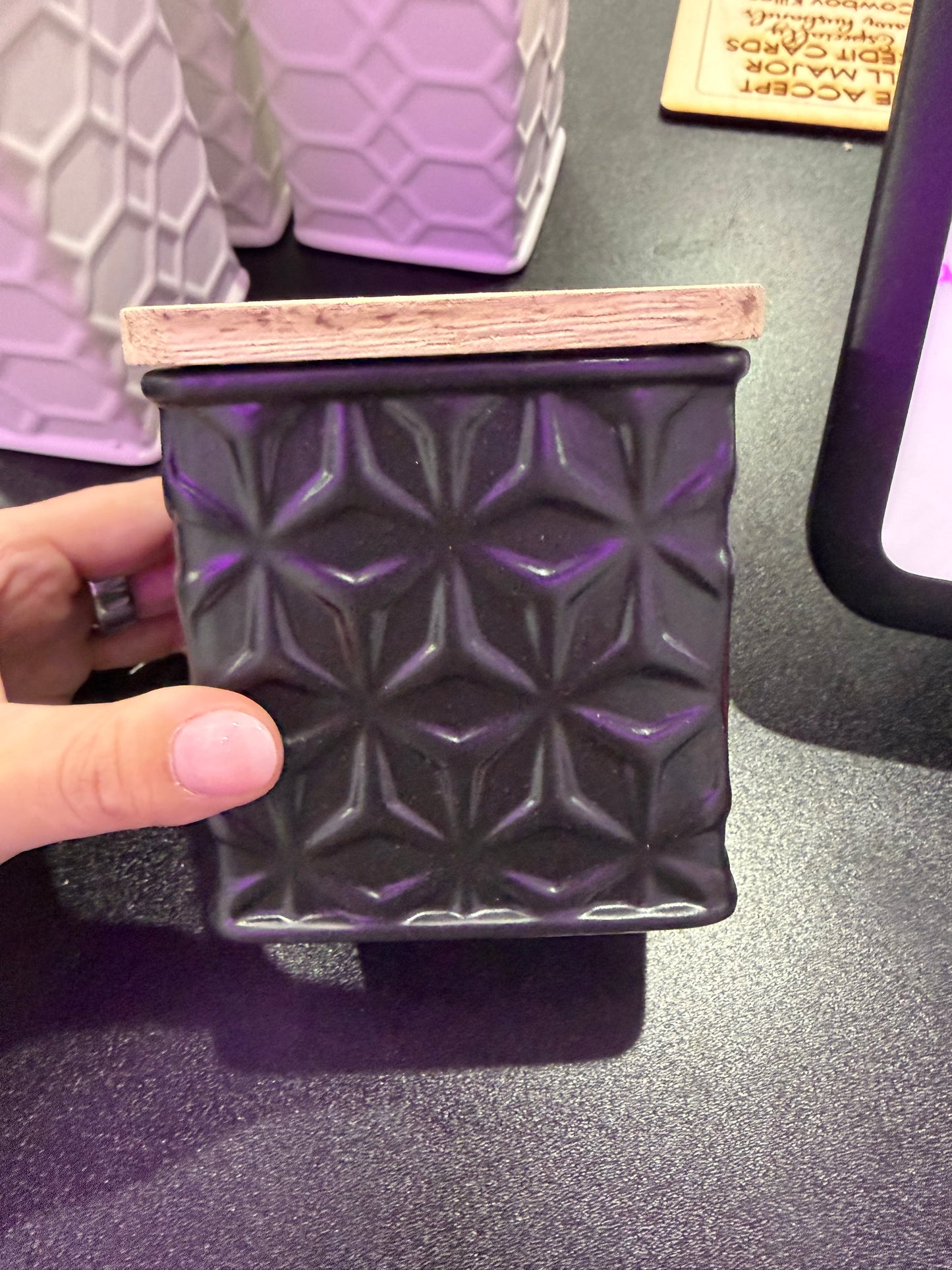 Swan Creek Candles - Urban Short Black Square - Pistachio Butter Cookie